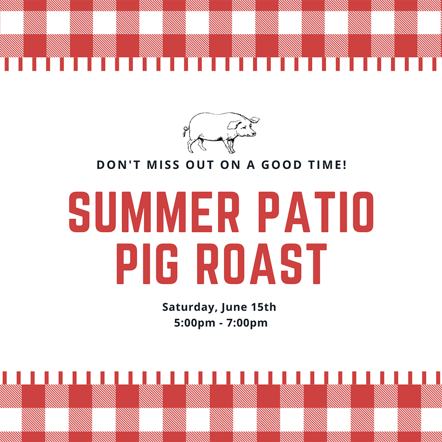 Event image Sweetwater Summer Patio Pig Roast
